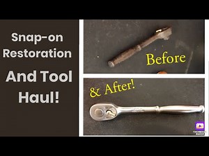 Tool Haul & Vintage Snap-on Ratchet Restoration