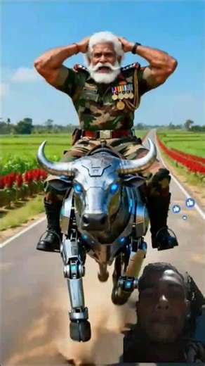 Retire Army Soldier Build Robotic Zebra for Indian Girl #ai​ #army​ #save​ #robot​