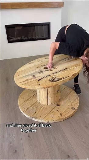 DIY Fluted Coffee Table Designer Dupe