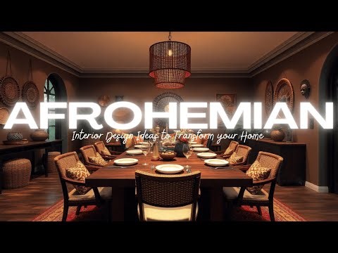 Afrohemian Home Decor | A VIBRANT Fusion of Culture & Style! (4K)