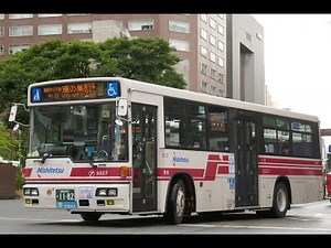 西鉄バス(アイランドシティ9327：天神中央郵便局前→天神三丁目)
