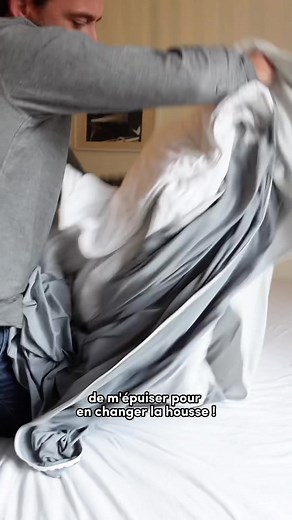 Une astuce pour remettre sa housse de couette ! Avec quelques astuces et un peu de méthode, le quotidien devient plus fluide et plus agréable ! #bginclean #astuce #automne #hiver #couette #houssedecouette #chambre #lit #trucsetastuces #menage #heureux | bgin.clean