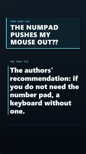 The numpad pushes my mouse out? (best left handed mouse)
