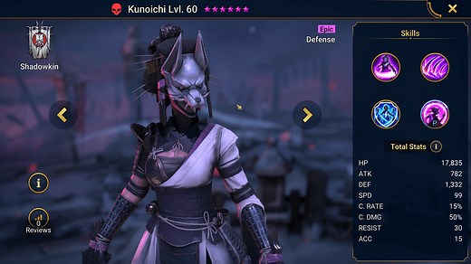 Kunoichi - HellHades - Raid Shadow Legends