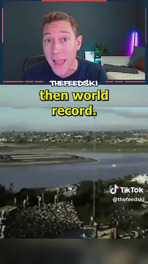 World record high diving competition