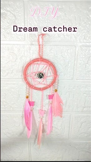 Diy Dream catcher #shorts #viralshort #shortvideo #diy #crafing #dreamcatcher #diyfromwaste#asthetic
