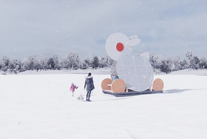 1.8K views · 14 reactions | First of many Warming Hut spotlights ✨ Meet Yu Liu, the architect behind Moon Rabbit  Listen in as she shares what makes this hut hop to life  Stay tuned… more hut-hut-huts coming your way! #WarmingHuts #Art #Architecture #OnIce #Nestaweya #RiverTrail #Winnipeg #Manitoba #TreatyOne #OnlyInThePeg #Winter #MeetMeAtTheForks | The Forks | Facebook