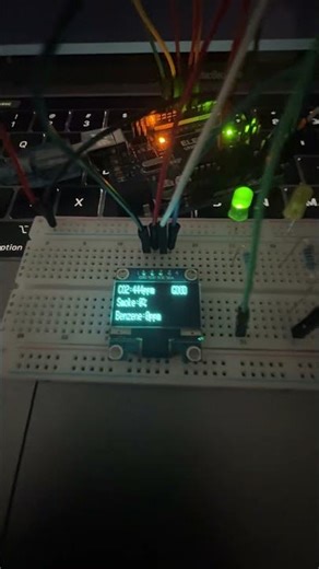 Air monitor using arduino uno, and MQ-135