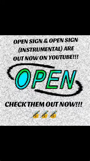 Open Sign & Open Sign (Instrumental) out now! 🔏🔏🔏 Thank you all for the support I've gotten so far, I'm a small indie artist, so please send the song to all your friends! More songs are coming, so stay tuned!!! #upcomingartist #indiemusic #independentartist #music #musiclover