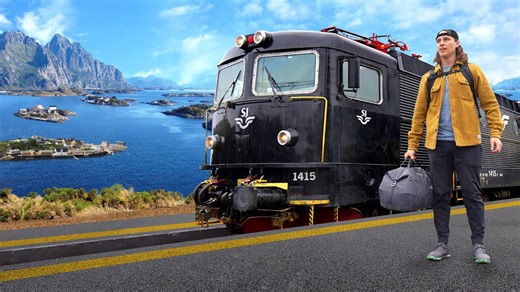 Taking a train to the most northern station in the world