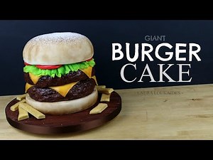 How to Make a Cheeseburger Cake - Laura Loukaides
