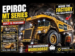 How the Epiroc MT Series Is Built | Inside the Underground Mining Truck Factory