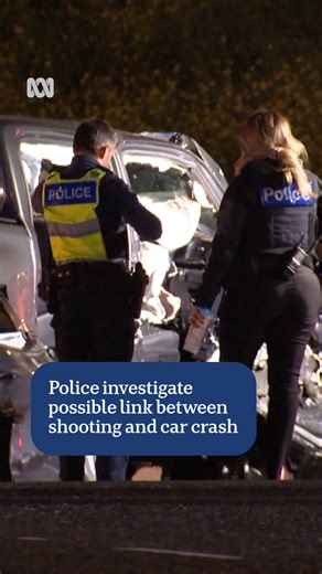 Police are investigating a shooting and car crash in Melbourne's north on Monday night. A man was found inside the vehicle with gunshot wounds and a woman suffered life-threatening injuries. Choose your news on the ABC NEWS app and stay in the know: https://ab.co/abcnewsapp #ABCNewsVic | ABC Melbourne