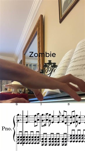 Zombie #cranberries #zombie #pianocover