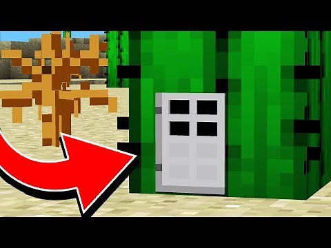 HOW TO LIVE INSIDE A CACTUS IN MINECRAFT!