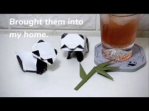 Origami Panda | DIY Cute Paper Panda🐼