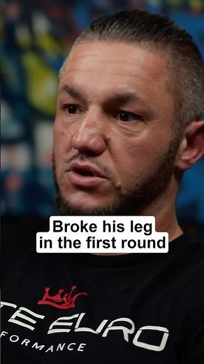 The First Kick in the Fight Broke His Leg