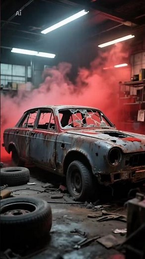 Amazing Car Restoration Animation | Old Rusty Car to Brand New in 3D
