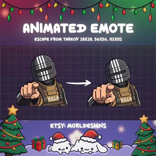 Animated Tarkov Emote: Laughing. Twitch, Discord, Youtube, Kick (digital Download) - Etsy