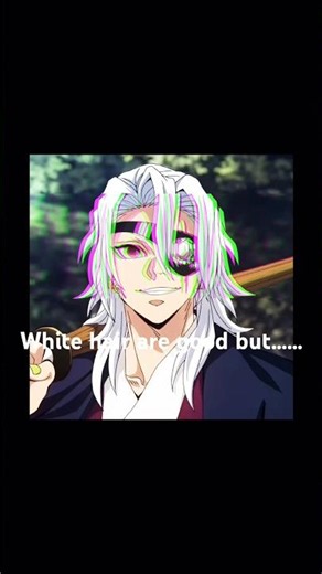White hair looks amazing...But black hair hits different. #Anime #AnimeEdit #WhiteHair #BlackHair