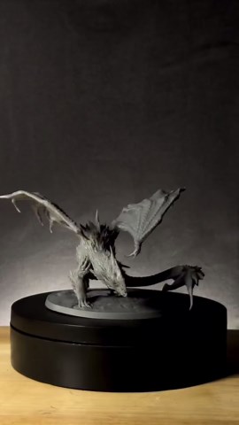 Adult Shadow Dragon | Premium High-detail Fantasy Resin Model - Etsy
