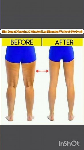 Slim Legs at Home in 10 Minutes | Leg Slimming Workout (No Gym!)