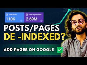 Pages/Posts Getting DeIndexed from Google? (Fix Indexing Issues - Step By Step)