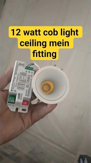 12 watt cob light ceiling mein fitting . #light#LEDlight #shortvideo