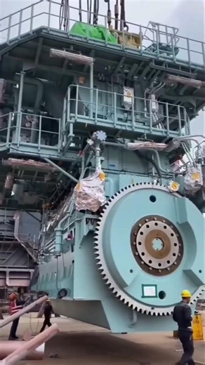 The World's Most Powerful Ship Engine That Powers Giant Ships! 🌊