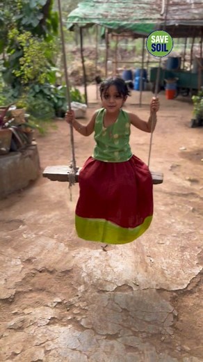 Watch this little soil ambassador swinging and singing her heart out to #SaveSoil! Her joyful tune reminds us to join the Save Soil movement and protect our precious planet for future generations. Action Now: savesoil.org/action-now #savesoil #consciousplanet #soilforclimateaction | Conscious Planet