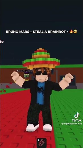 The Bruno Mars Concert EXPLODES in Steal a Brainrot 🔥😎#roblox #robloxfyp #gamingontiktok #brunomars