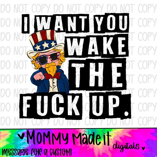 Uncle Sam Hand Drawn Clipart (digital Download) - Etsy
