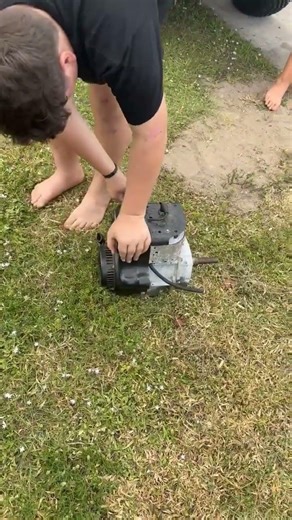 358cc mini bike engine and carb 24pwk #diy #shorts