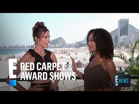 Alessandra Ambrosio Teaches Zuri Hall Portuguese | E! Red Carpet & Award Shows