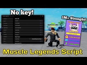 [NEW🔥] Muscle Legends Script | Auto Farm, Auto Rebirth, Glitch pet | Free | No key | Pastebin 100%