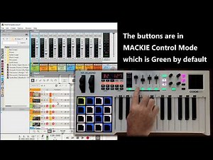 M-Audio Code: MIDI Button, Fader and Knob Setup in Reason