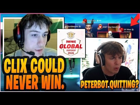 CLIX Responds To PETERBOT Saying He Won’t Catch Up To His FNCS Wins… (Fortnite Moments)