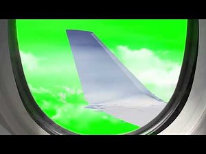 green screen airplane window | pls subscribe to my channel for more videos