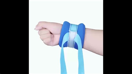Adjustable Patient Bondage Gear Magnetic Wrist and Ankle Restraint Belt Medical Limb Fixed Strap for Rehabilitation Equipment