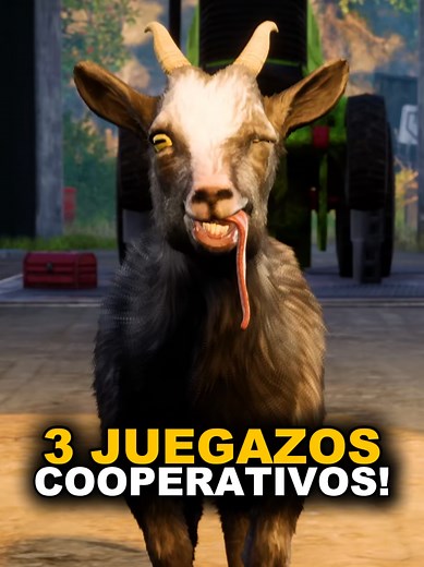 Hoy te traigo 3 juegos multijugador cooperativo para jugar con tus amigos ! Hay videojuegos para PlayStation 4 / 5 , Xbox, Dispositivos Móviles y Pc Goat 3 Simulator - Treasure Cove - Dear Passengers #videojuegos #coopgames #gaming #lanzamientos #elrea