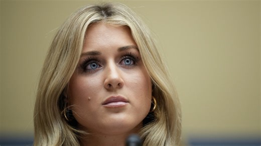 Riley Gaines' killer legs vs. awful outfits