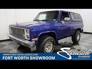 1987 Chevrolet Blazer K5 4X4 Silverado for sale | 5059 DFW