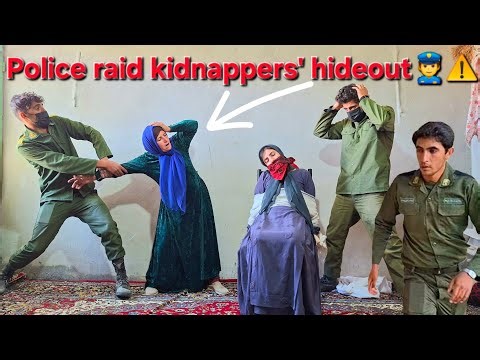 Police arrest evil women/Epic rescue of Zahra from the death warehouse👮‍♂️