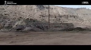 At South Eastern Coalfields Limited (SECL), managed by Ministry of Coal,Government of India, overlying material is being removed using ripper machines, ensuring safety and environmental preservation. Let’s learn more about this process in the video. Watch- | Kishan Reddy Gangapuram