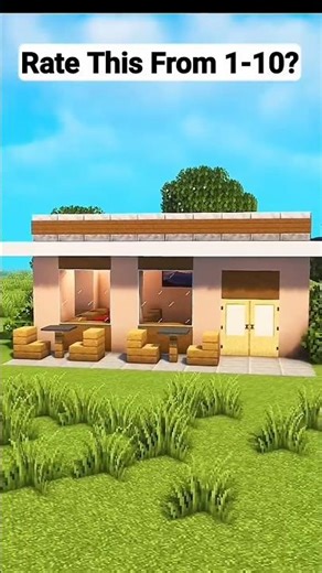 ||Minecraft easy cafe ☕ build tutorial|| #shorts #trending