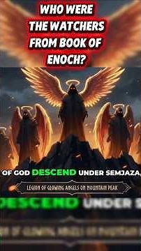 BOOK OF ENOCH: Fall Of The WATCHER ANGELS Who BETRAYED GOD #enoch #bookofenoch #angel #watchers