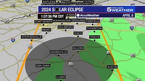 {10:00AM Fri} A VERY CLOUDY TOTAL SOLAR ECLIPSE. The latest weather models continue to show plenty of cloud cover across the path of totality for Monday's solar eclipse. Rain is also forecast for parts of central Texas. Clearer weather is likely in Indiana, Ohio and Maine. | KRGV Weather