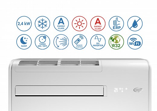 Argo Apollo 12HP, il condizionatore senza unità esterna