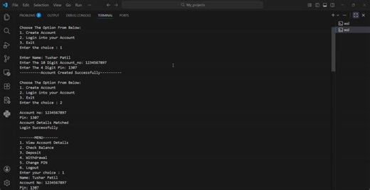 Developed ATM Management System in C for Practice | Sushilkumar Patil posted on the topic | LinkedIn