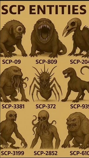 SCP Entities ~ scp 3199 in real life ☠️ #scp#horror